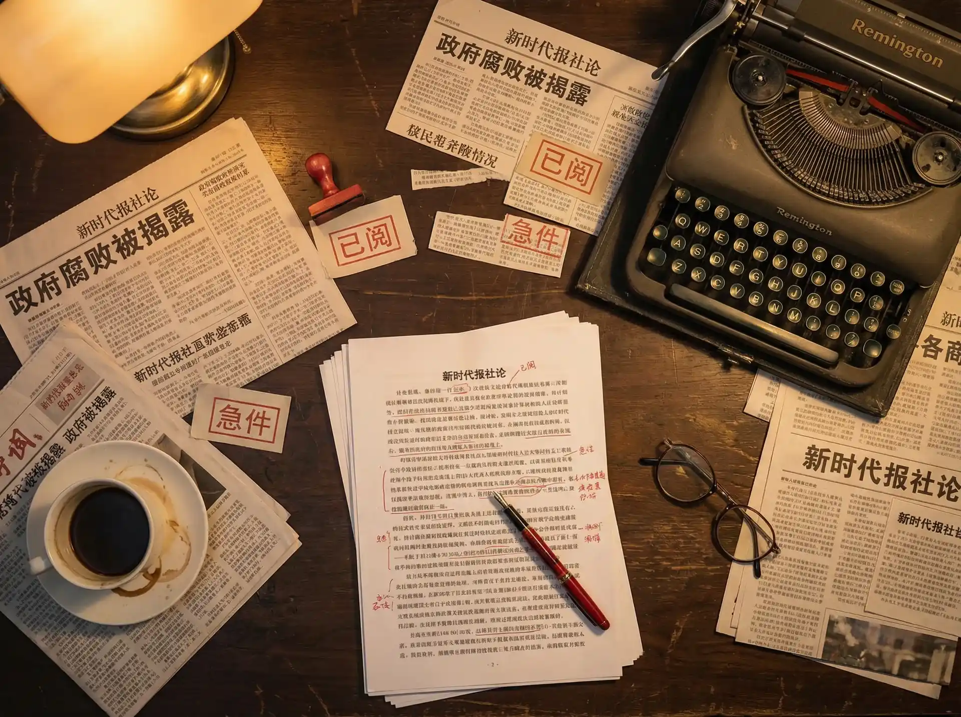 吃瓜网-吃瓜爆料|热点黑料|网红大瓜|独家爆料 - 报社编辑部工作场景